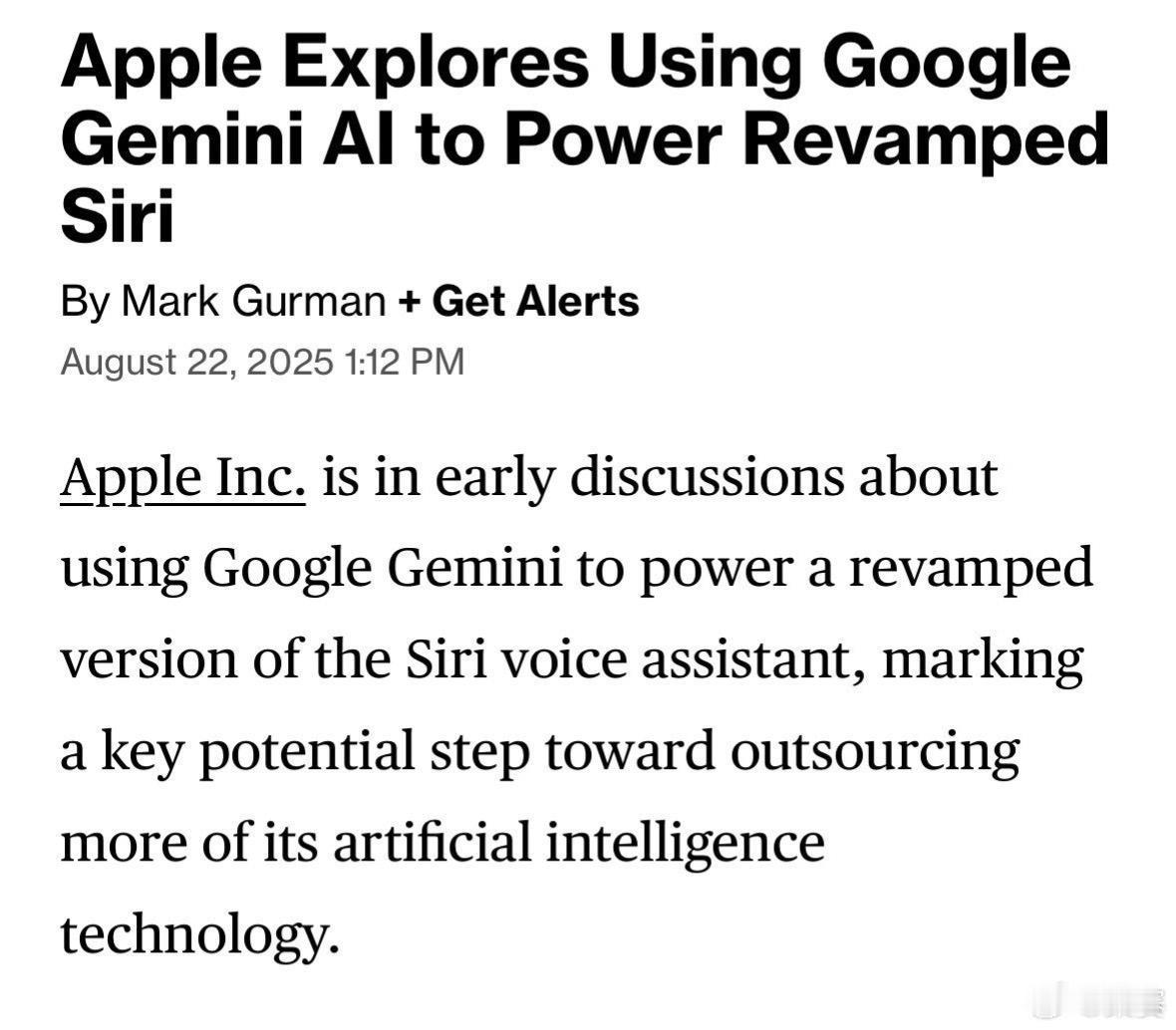 苹果计划将谷歌的 Gemini AI 整合到 Apple Intelligenc
