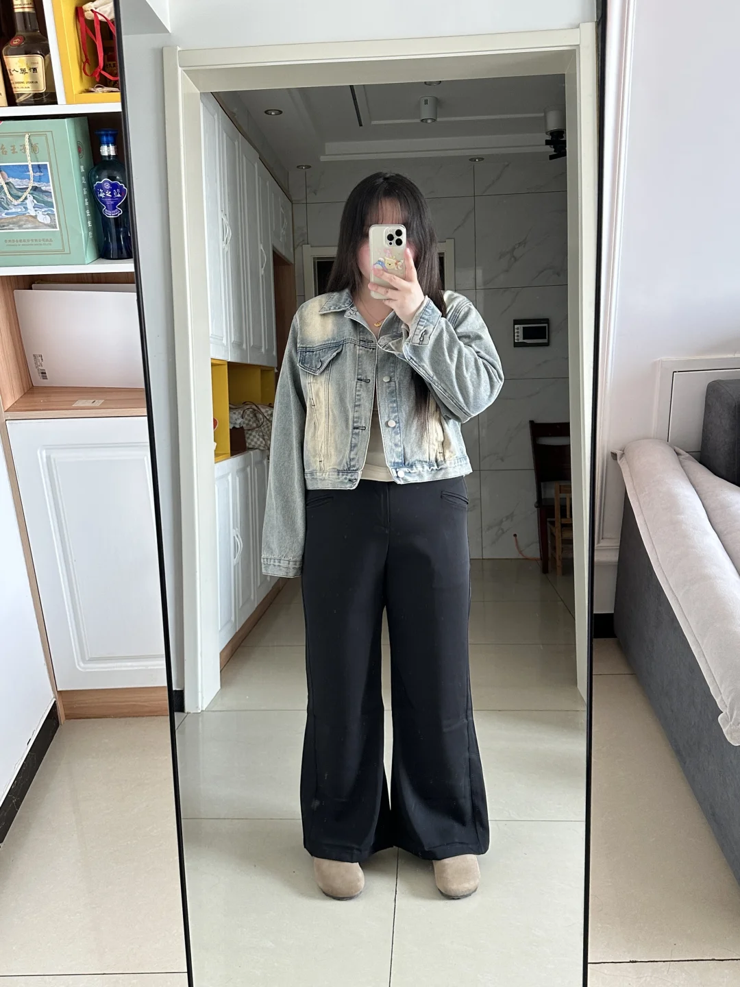 185斤｜这条西裤简直是苹果型身材的福音啊！