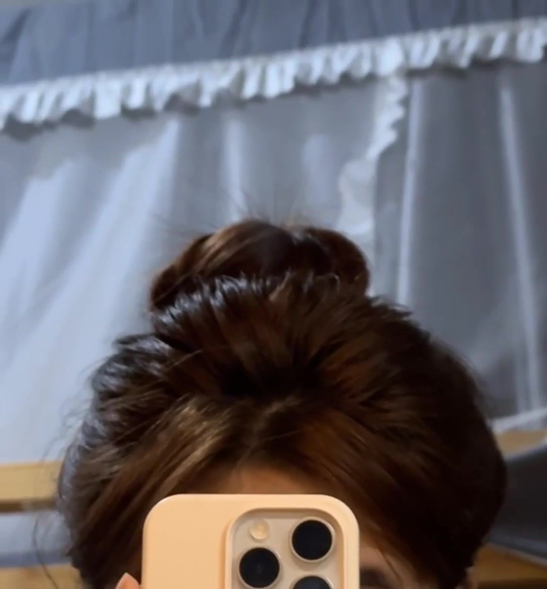 点赞晒出你们的丸子头 ​​​