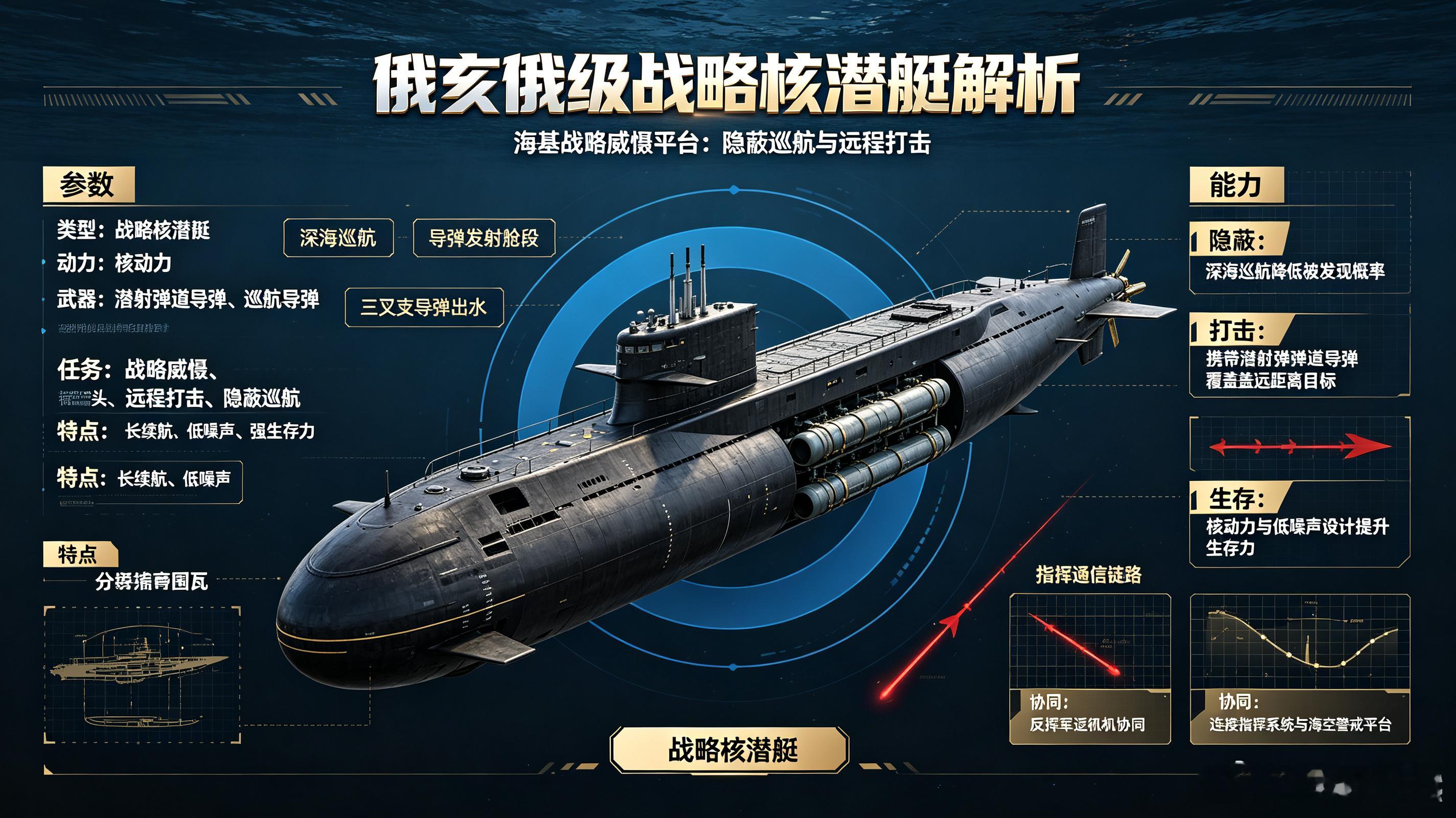 每天认识一件兵器——俄亥俄级弹道导弹核潜艇今天聊聊美国海基核威慑的“定海神针”—
