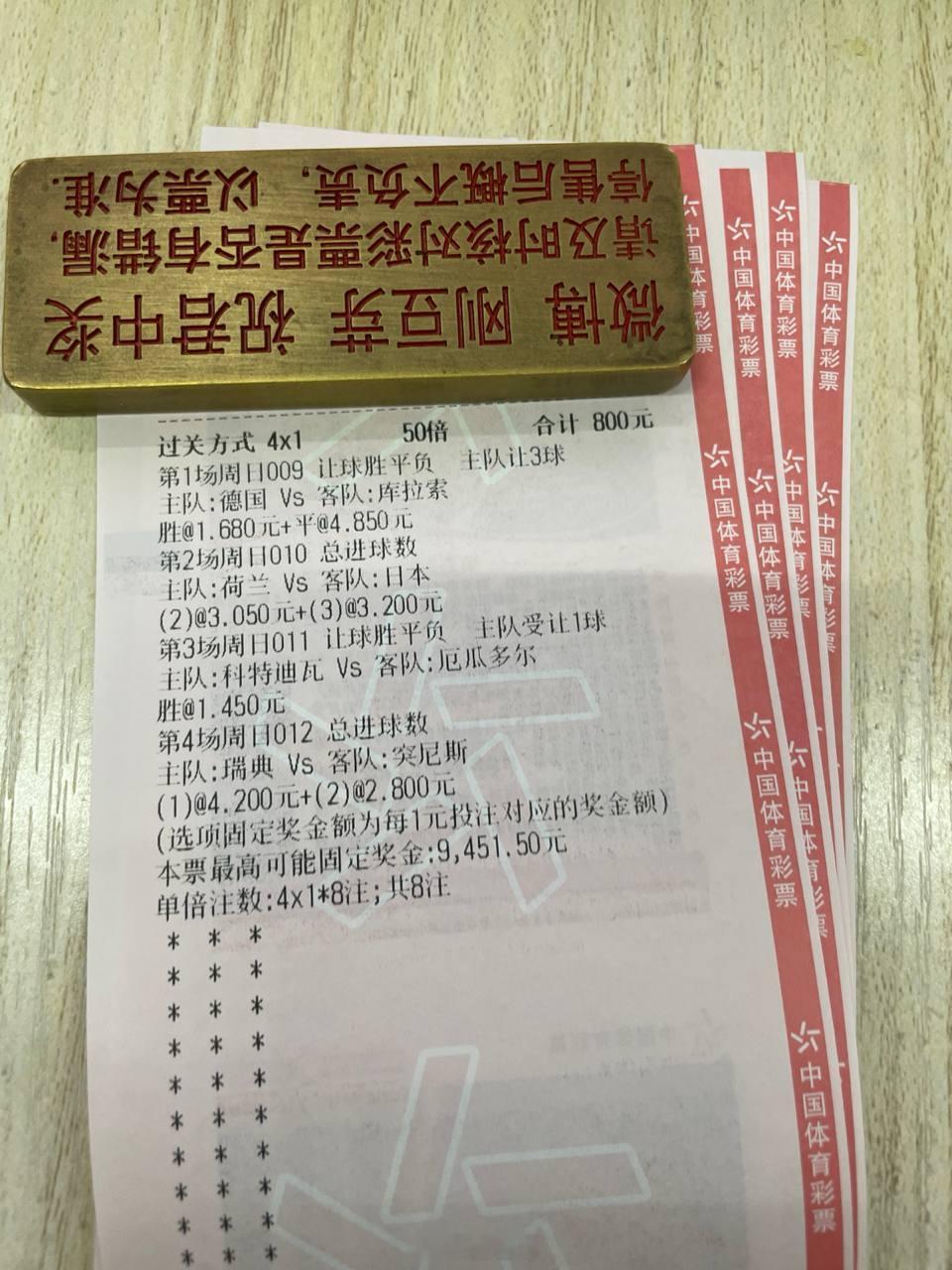可单可串可二串，自行安排！赛事：世界杯球队：德国 vs 库拉索风向：让胜/让平温