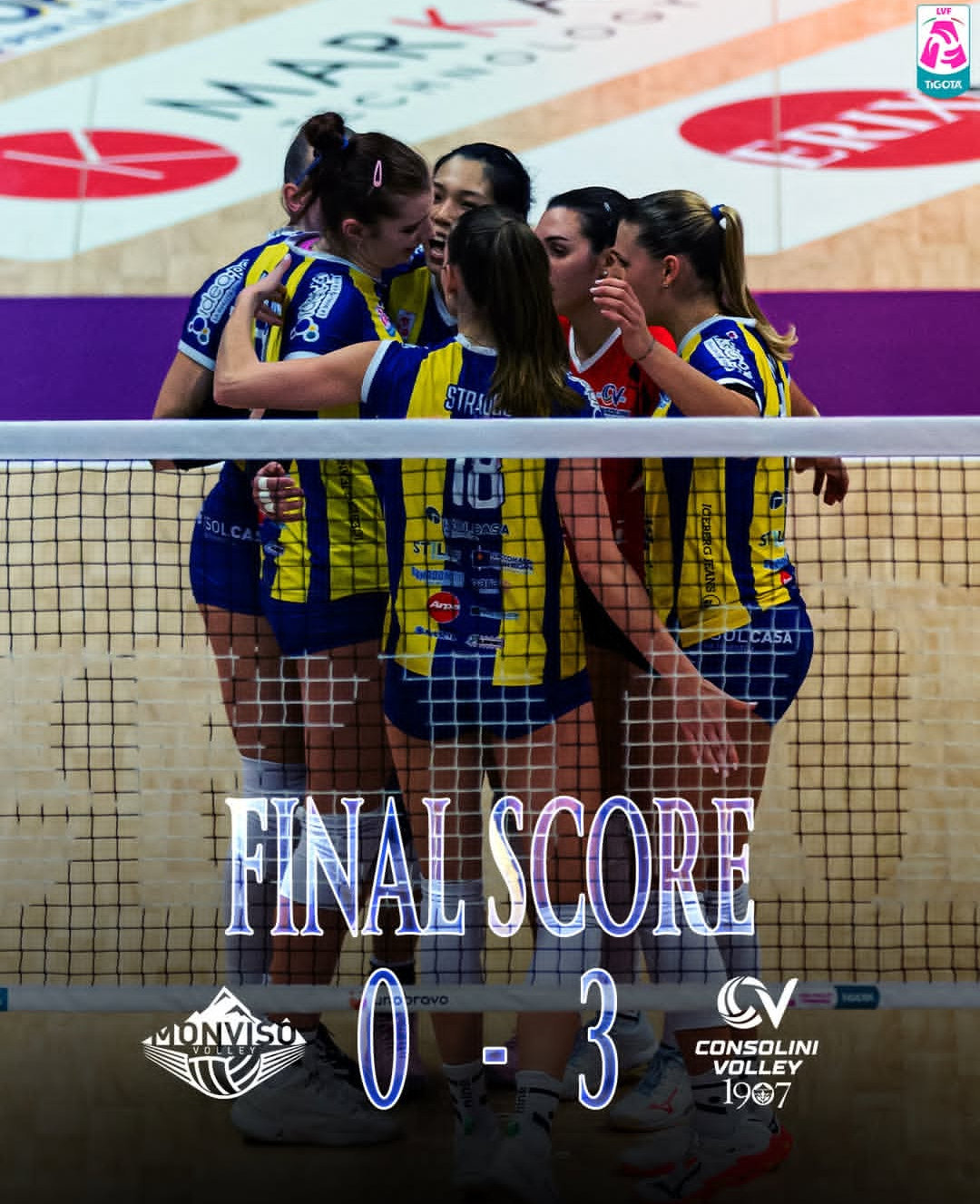 圣乔瓦尼客场3比0皮内罗洛！庄宇珊10分、克丘里娜和布拉切都是12分！ 