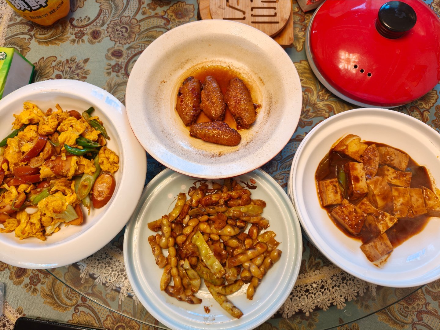 家里准备的东北早餐，点评一下[并不简单] ​​​