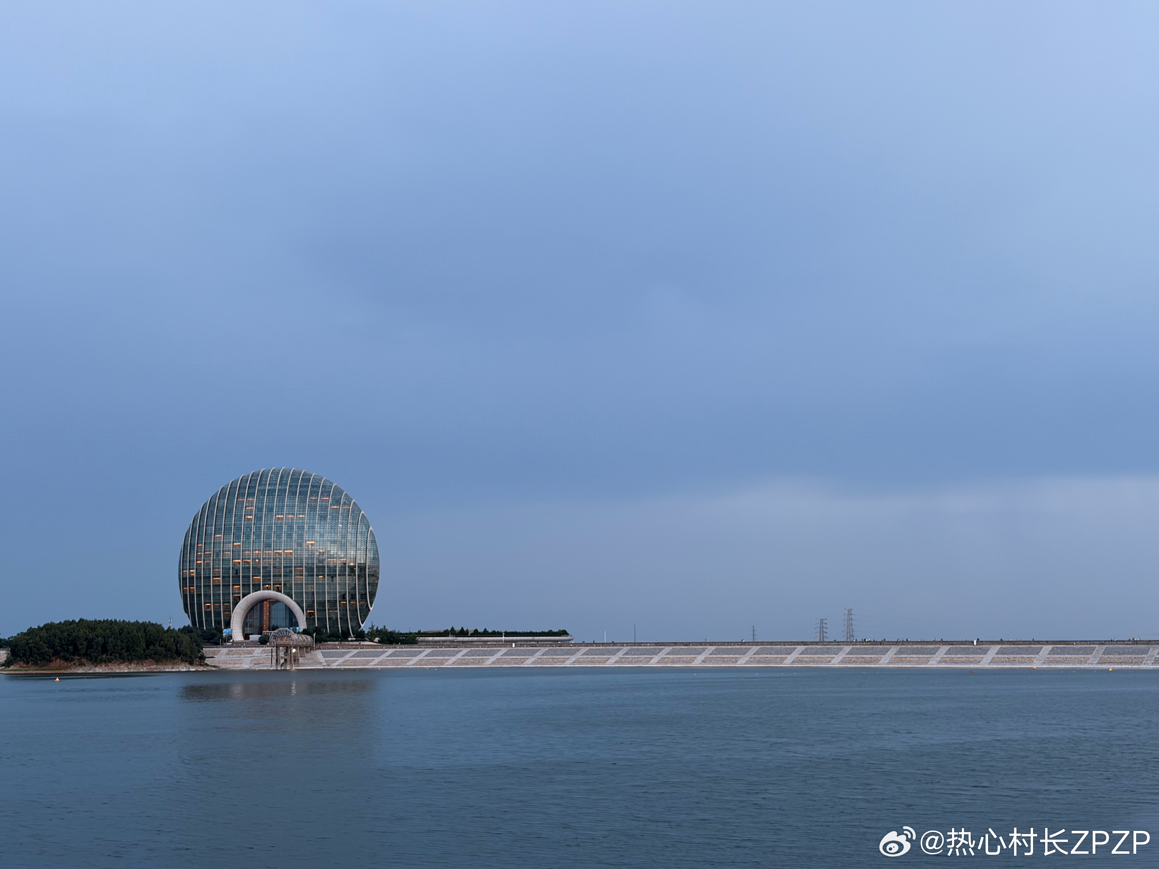 头一次在这个视角看雁西湖 北京·雁栖湖