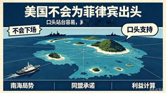 别再被骗了！美国根本不会为菲律宾打仗