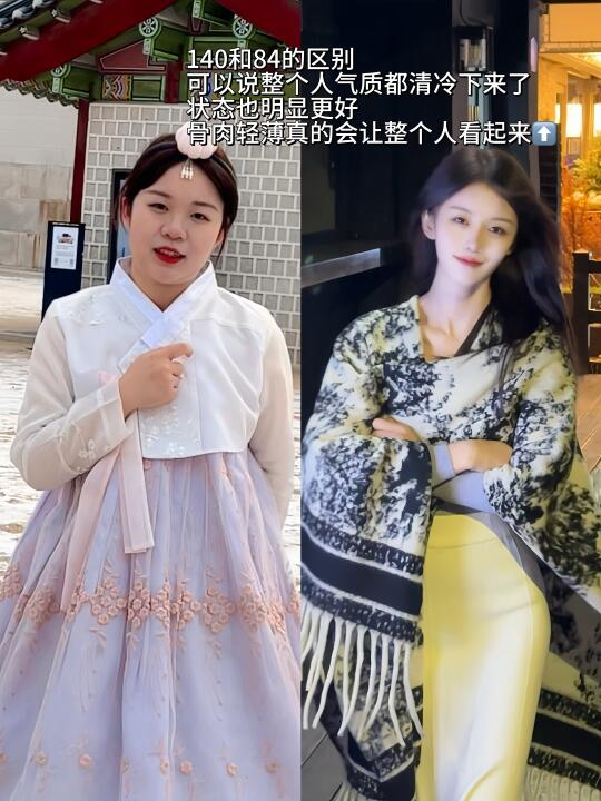 140-84斤 减肥逆袭清冷美女思路（已成功）