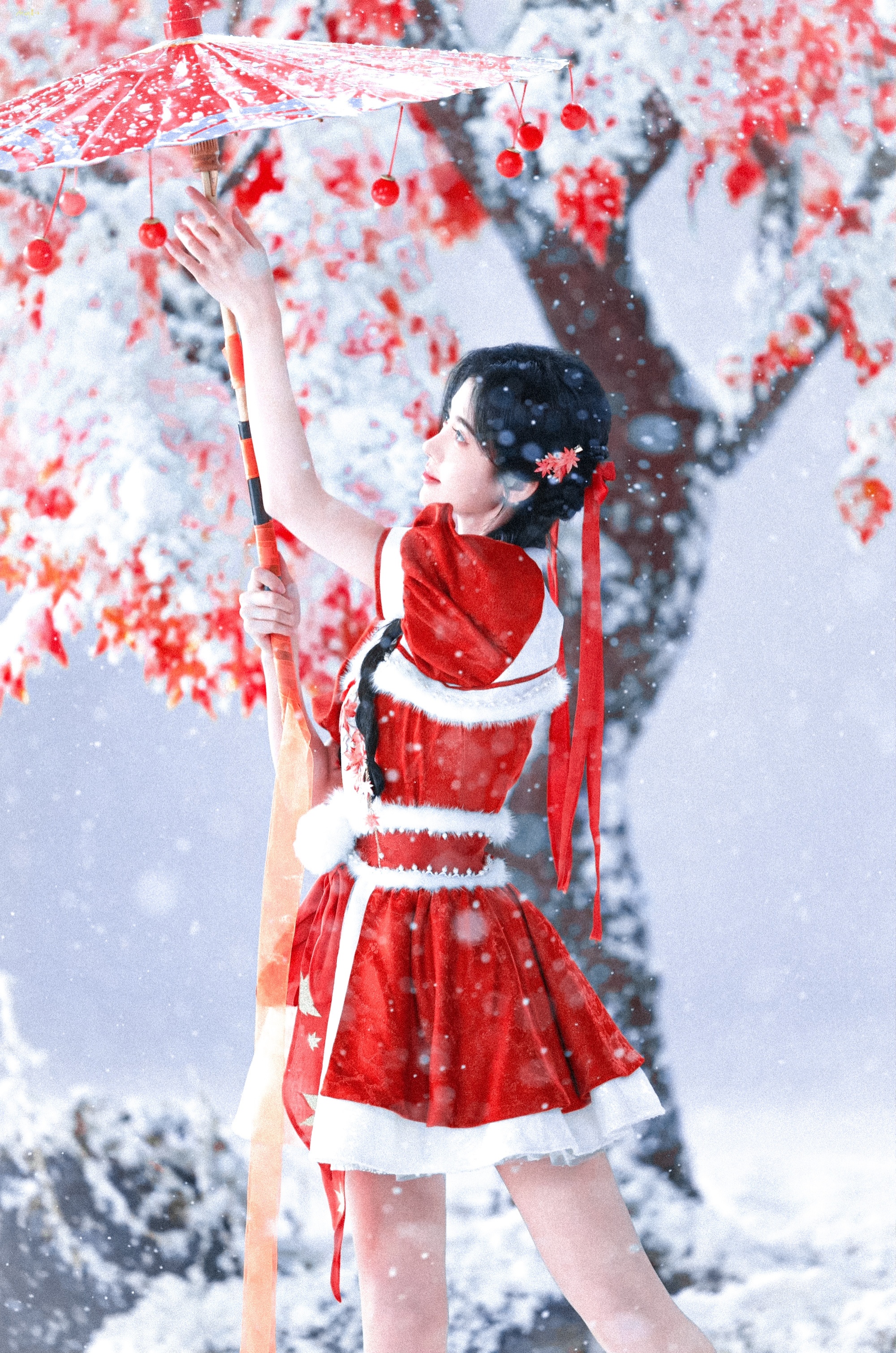 ☔🌨️万里雪飘鞠婧祎小猪进食好萌 ​​​
