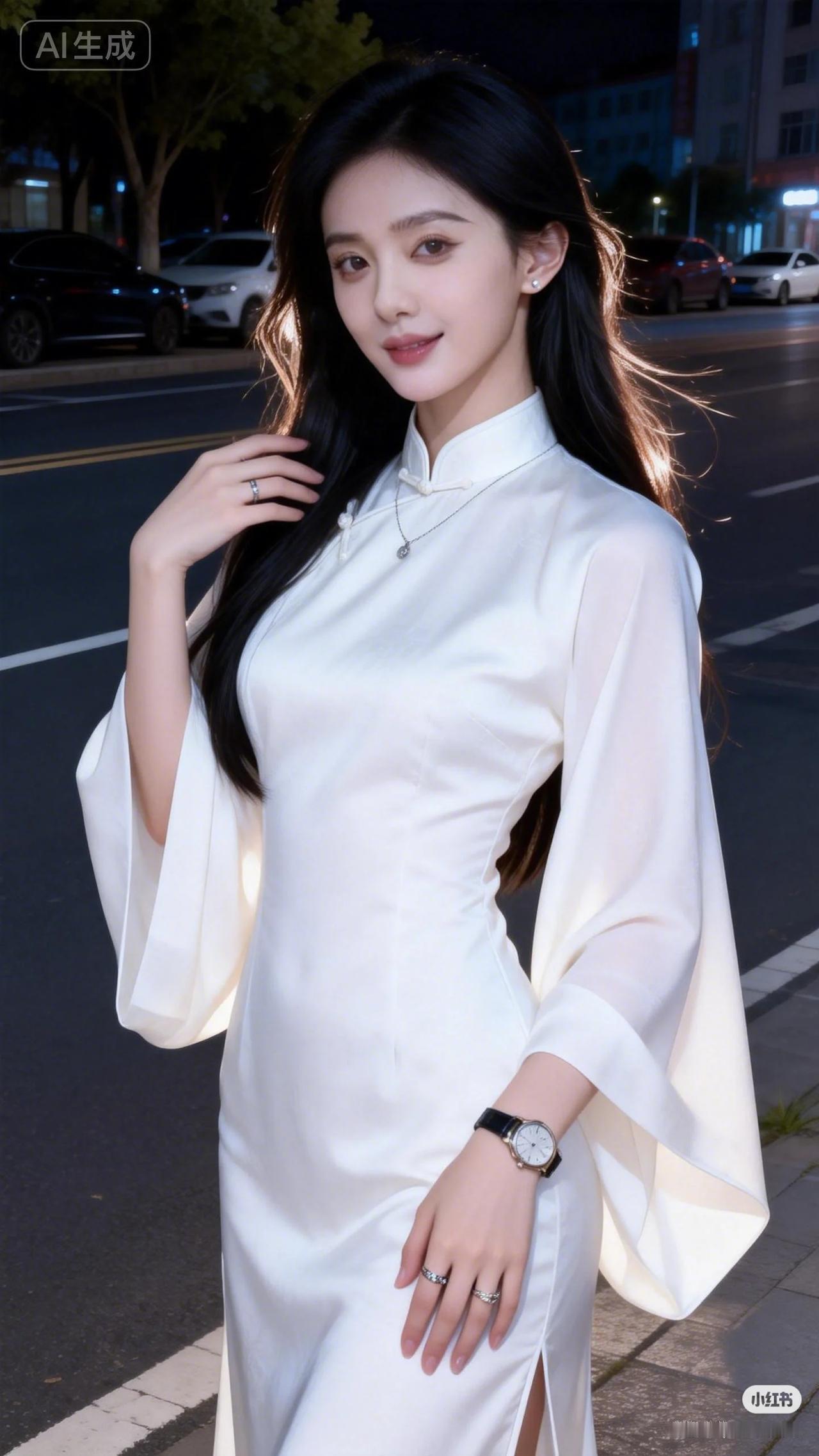 给2026的自己写句话美女旗袍穿搭写真