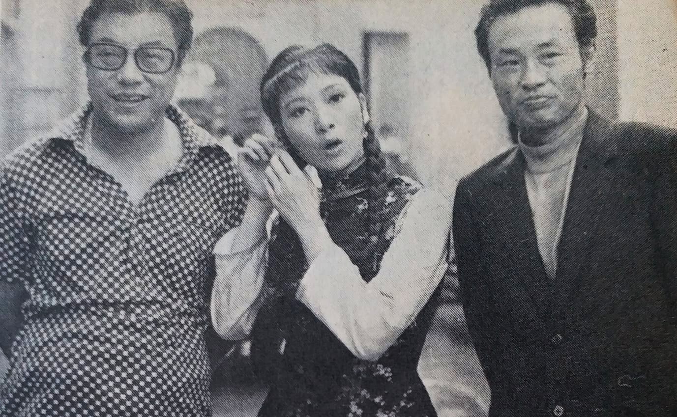 李翰祥、陈宝珠与程刚。 