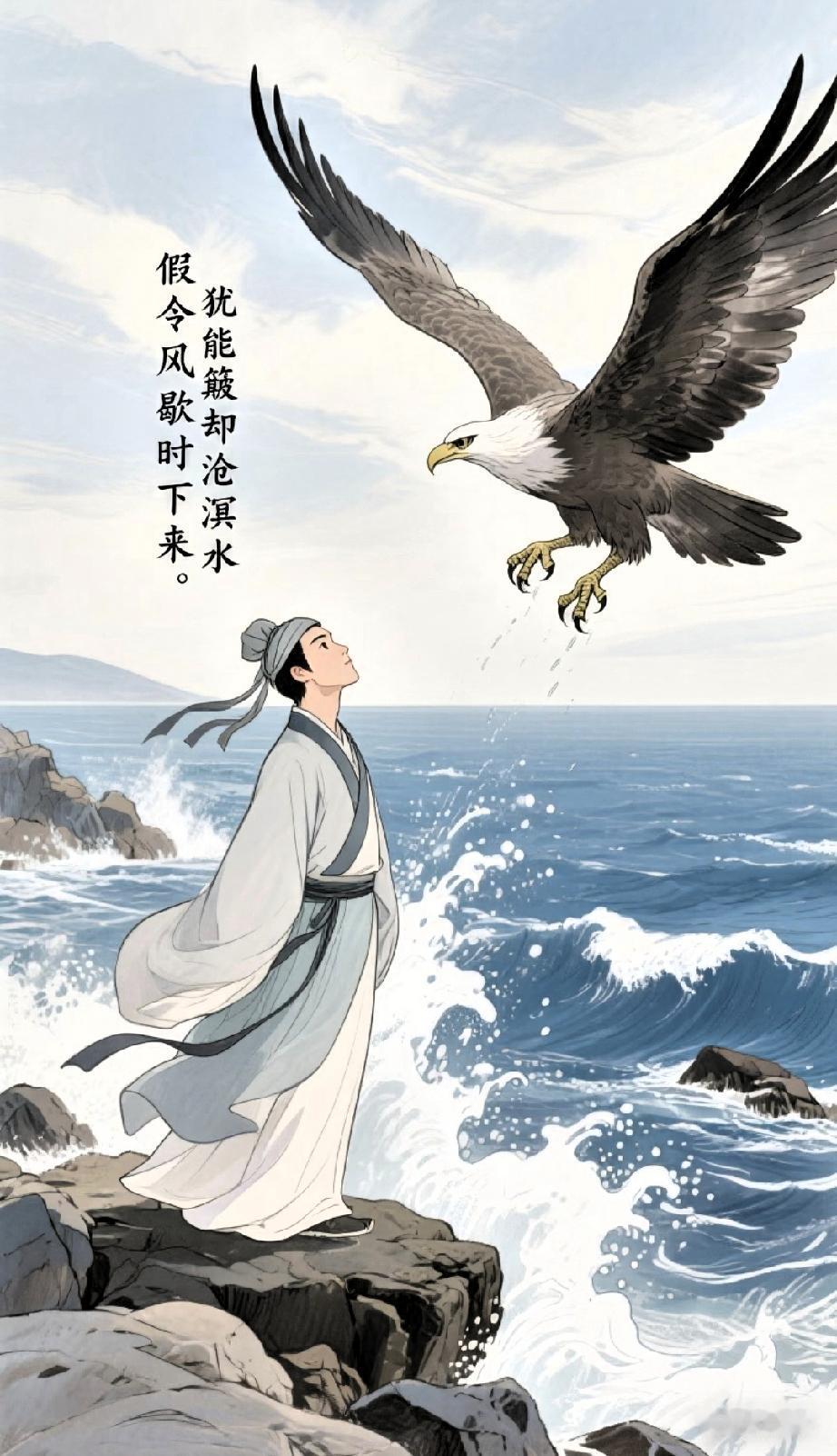 李白写给李邕的《上李邕》，越懂世事越觉戳心——“大鹏一日同风起，扶摇直上九万里”