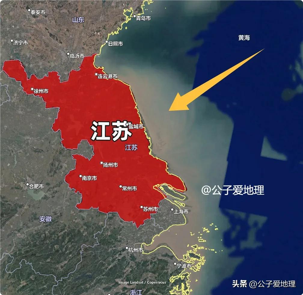 江苏明明靠海，为什么没人去那里看海？
你是不是也有过这个疑问？地图上明明挨着大海