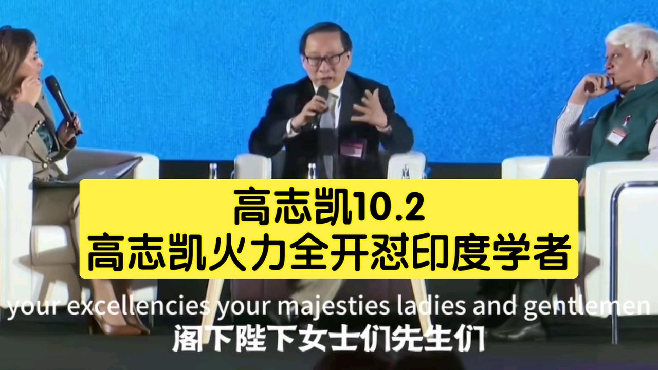 印度学者：“中国在这个世界上没有一个朋友。”这是高志凯在一次国际辩论时，一个印度