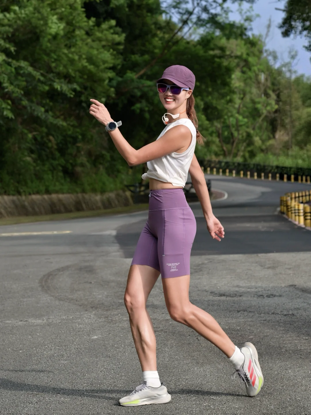 慢跑8km🏃‍♀️好喜欢我的肌肉腿