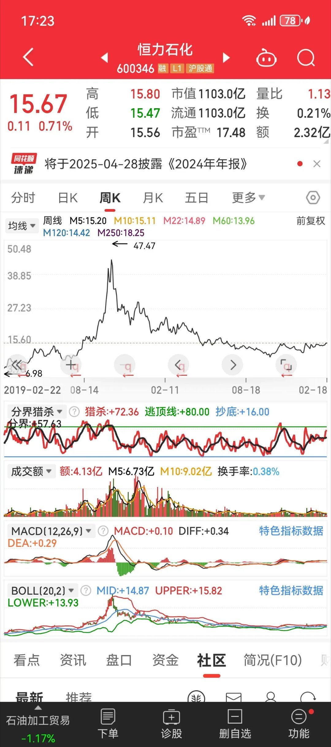 每日一股2025年2月18日恒力石化作为国内领先的石油化工和新材料企业，面临着诸