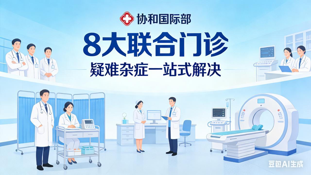 协和国际部开 8 大联合门诊，疑难杂症一站式解决
“一站式预约”开启高效就医新篇