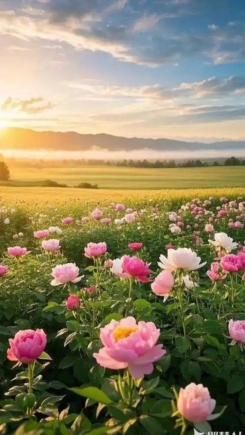 上联“春暖花开香满径”——春风一吹，花就炸了，整条小径都是甜腻腻的香气。
下联我