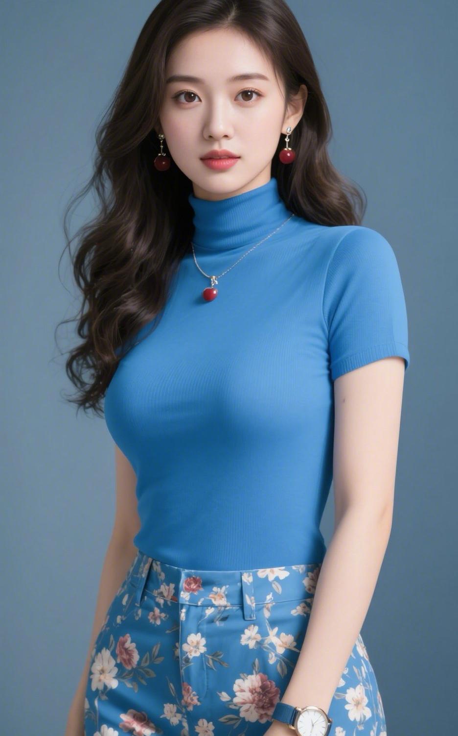 我想就是那种一眼就想被保护的那种女孩吧…