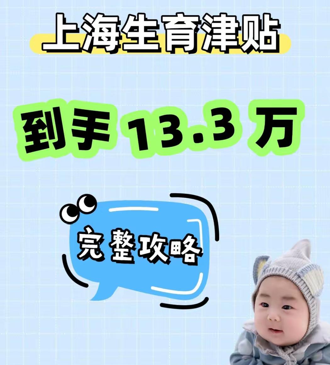 上海宝妈成功体验！13.3万生育津贴快速申领指南

刚在上海成功拿到13.3万生
