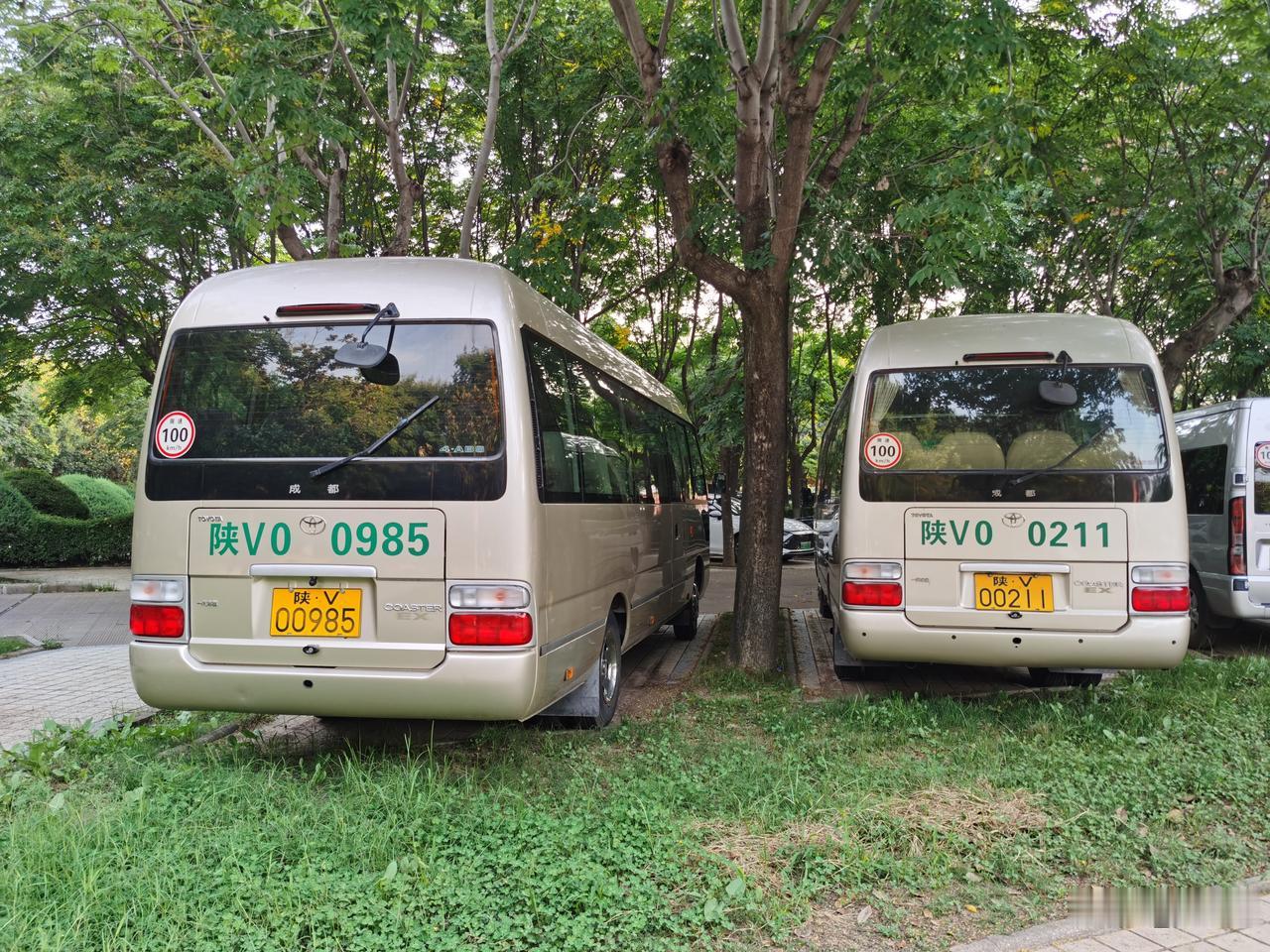 早上晨跑总能碰到“985”和“211”这两辆车，其实它们是两辆车牌分别为985、