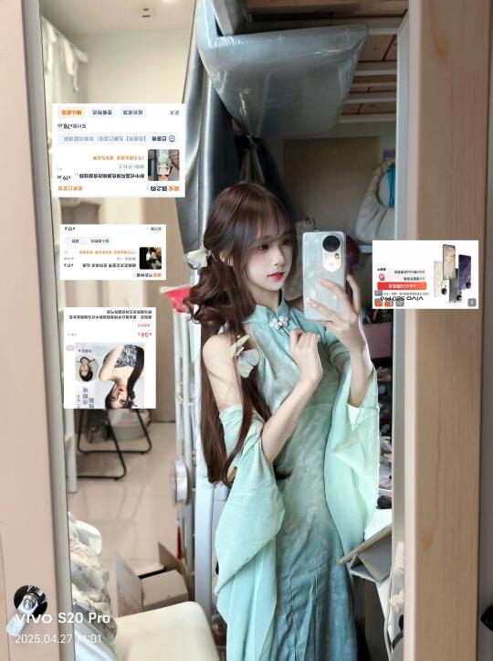 五一美丽平价自搭旗袍发型发饰教程全套分享