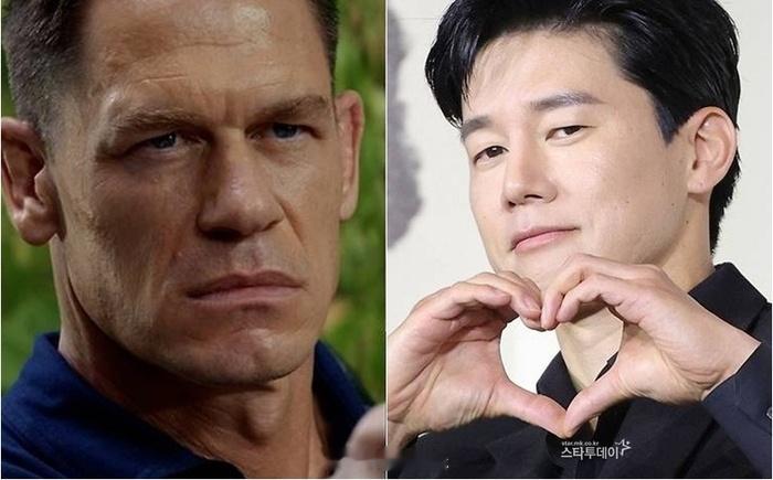 【演员金武烈回应John Cena发布自己的照片】金武烈表示“我从小就是WWF的