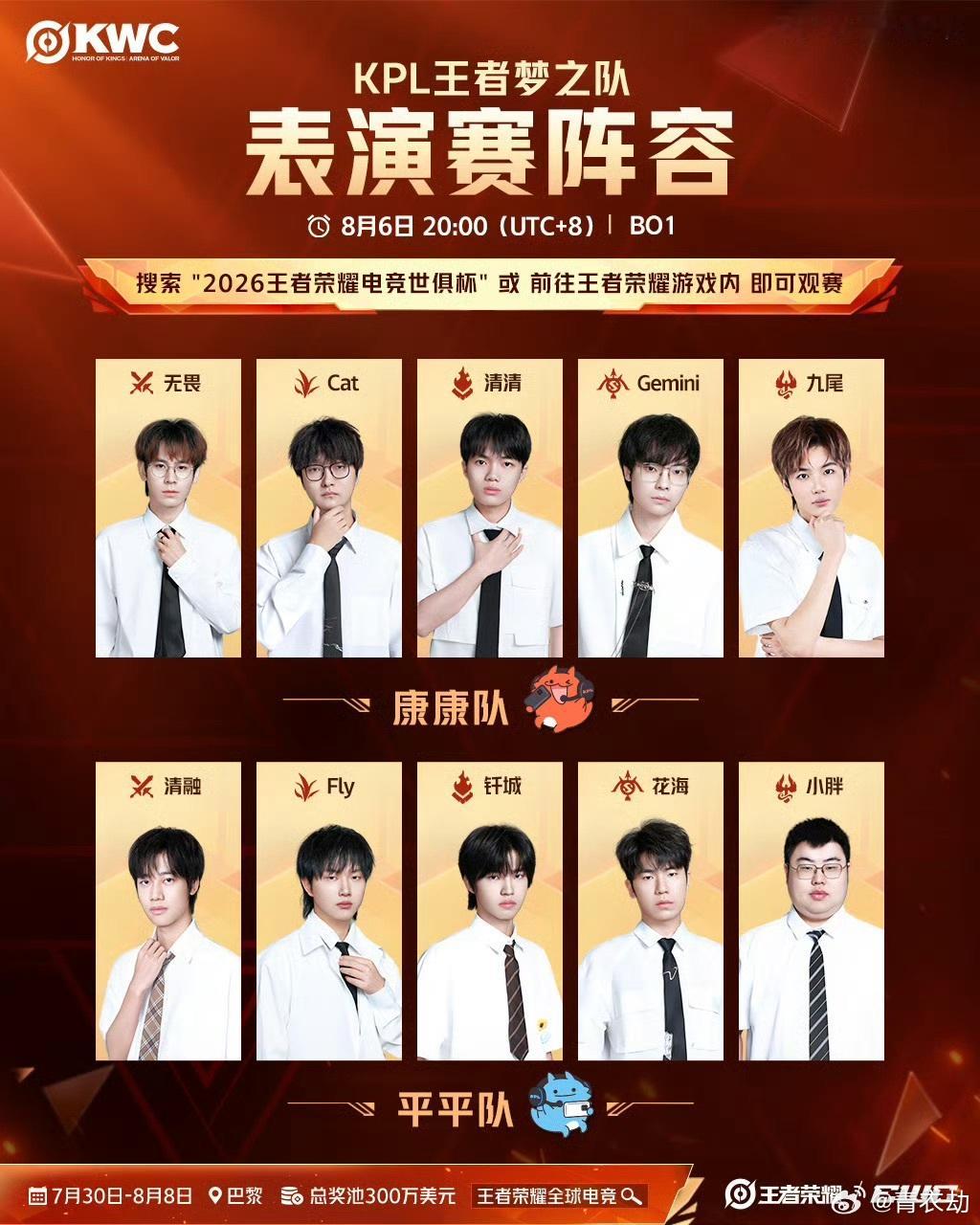 KPL梦之队表演赛阵容我嘞个梦之队的表演赛啊！不得大看特看？ 