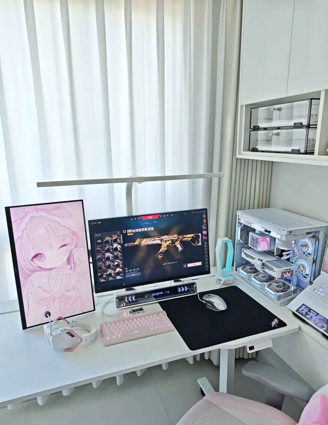 终于拥有了小时候梦寐以求的电竞房。
电竞房 电脑桌面 海景房主机 桌搭