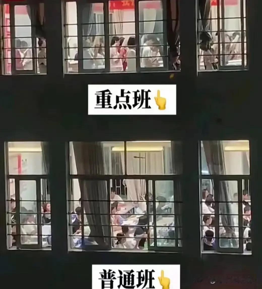 “同一个学校的重点班和普通班相差这么多？！”