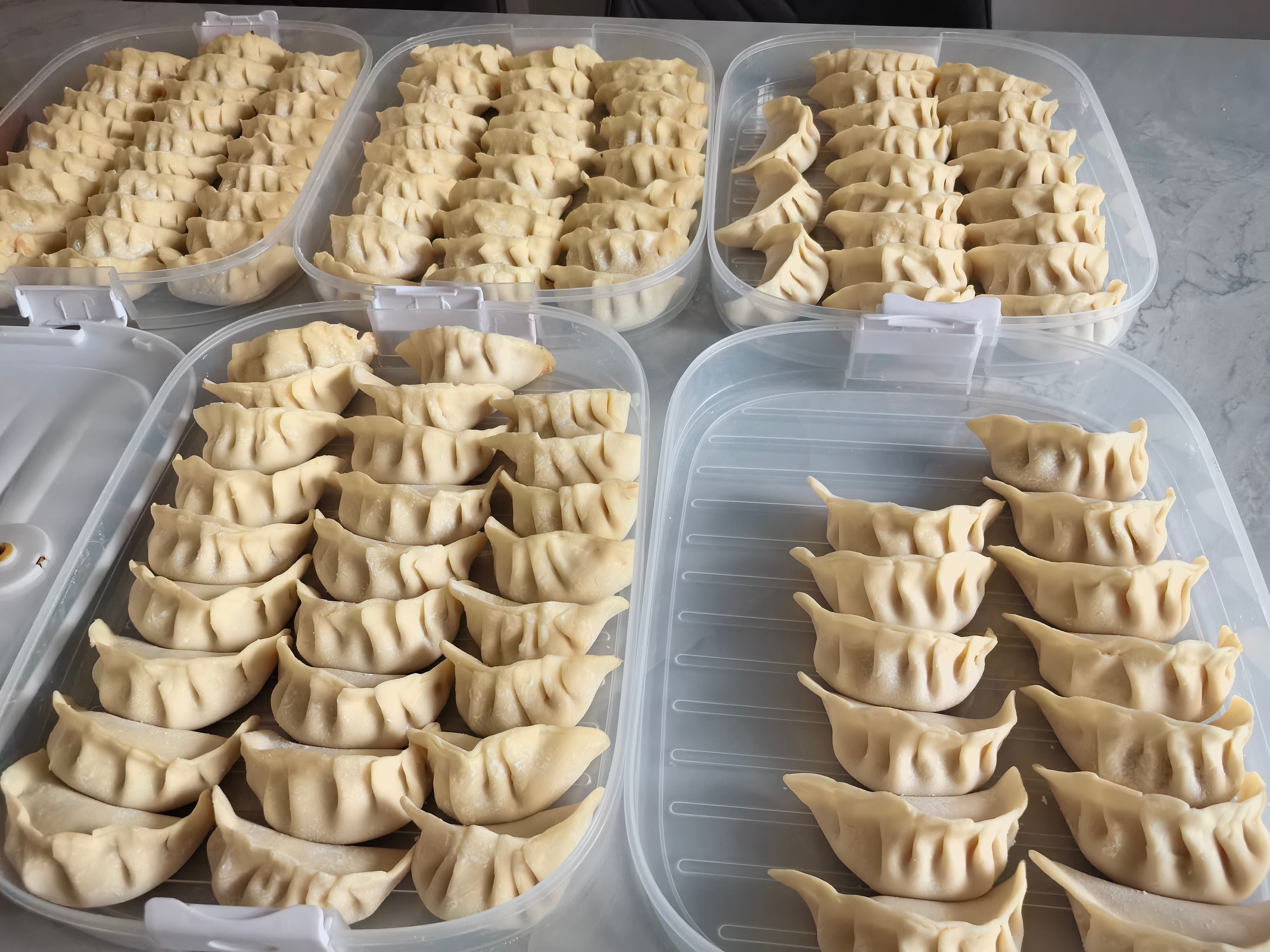 好久没包过饺子🥟了，大概快2年[思考] ​​​