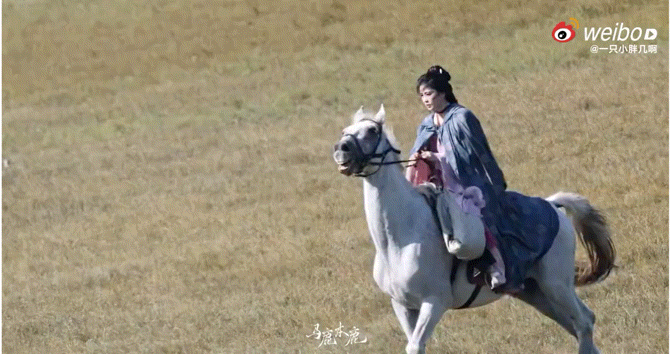 白鹿英姿飒爽具像化了 白鹿这波骑马戏直接封神了！单手持缰，驭马而行，那股自信与洒