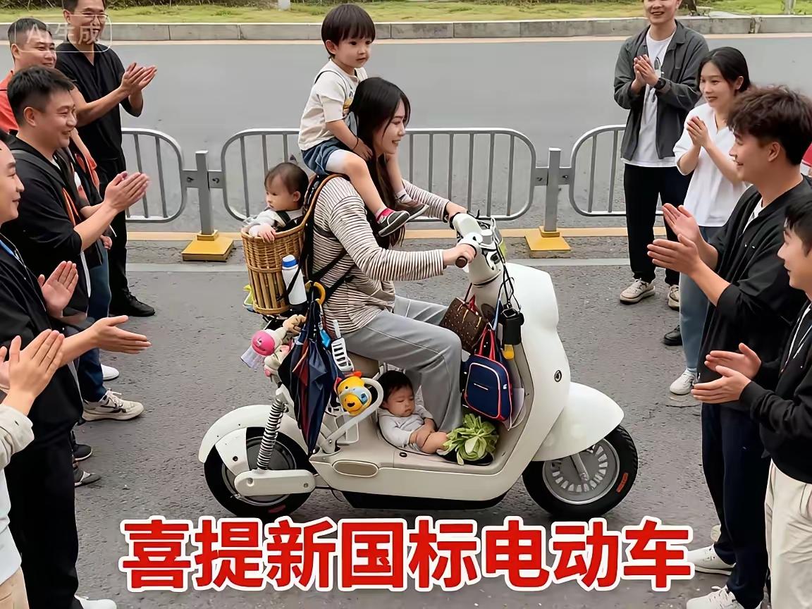 新国标电动车的目的是什么呢？鼓励生三胎，不太像？为了安全？跟以前没多大区别呀。技