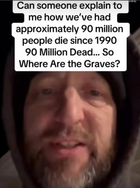 牢A还是保守了，一个美国网友灵魂拷问：1990年至今美国死亡人口超9000万，可