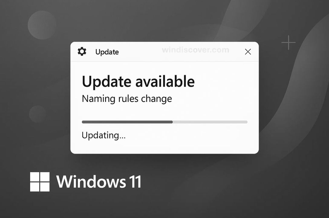 上周，微软宣布将为 Windows 更新采用更简洁的命名方式。然而，由于新的命名