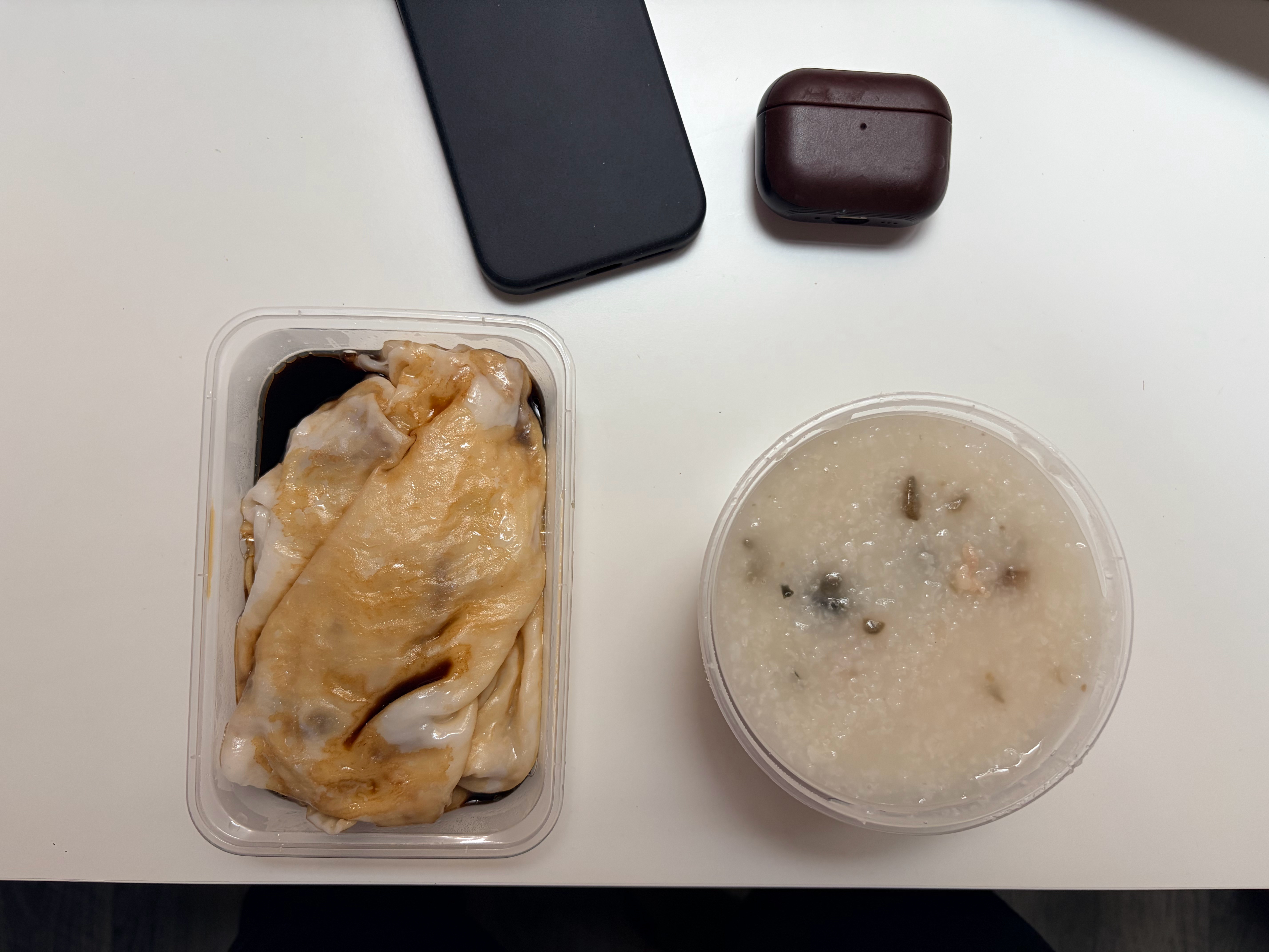 吃了三天白粥，快虚掉了……今天吃点带荤的粥