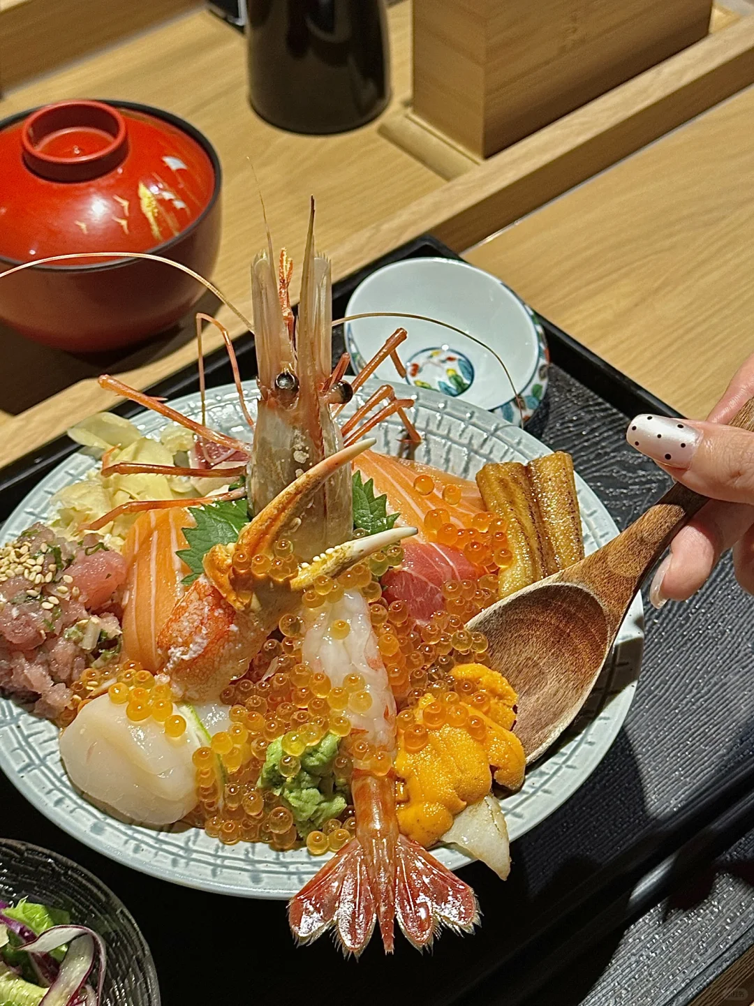 不在京都！在上海！！一人食超满足海鲜丼！！！