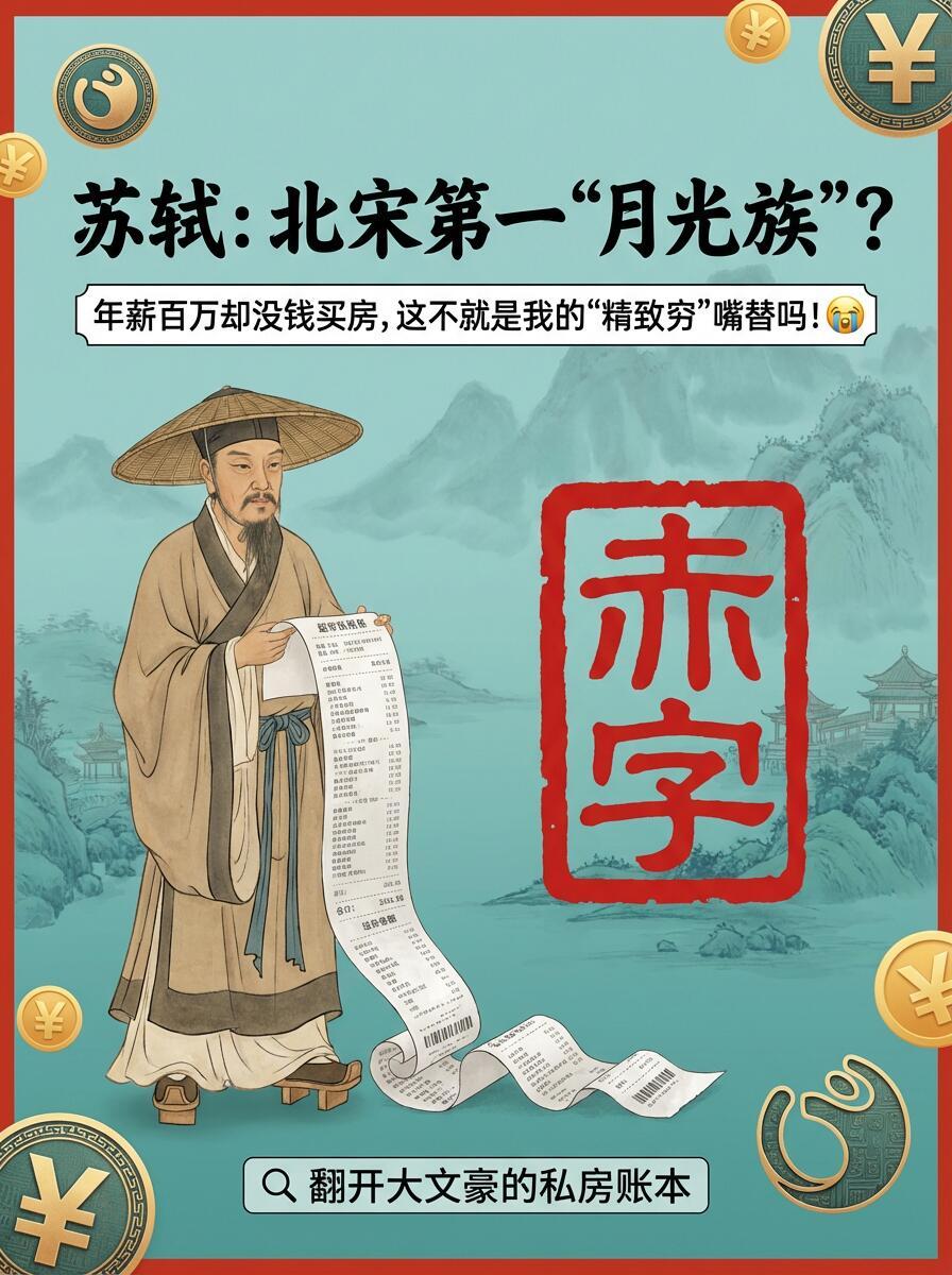 苏轼：北宋第一“月光族” 