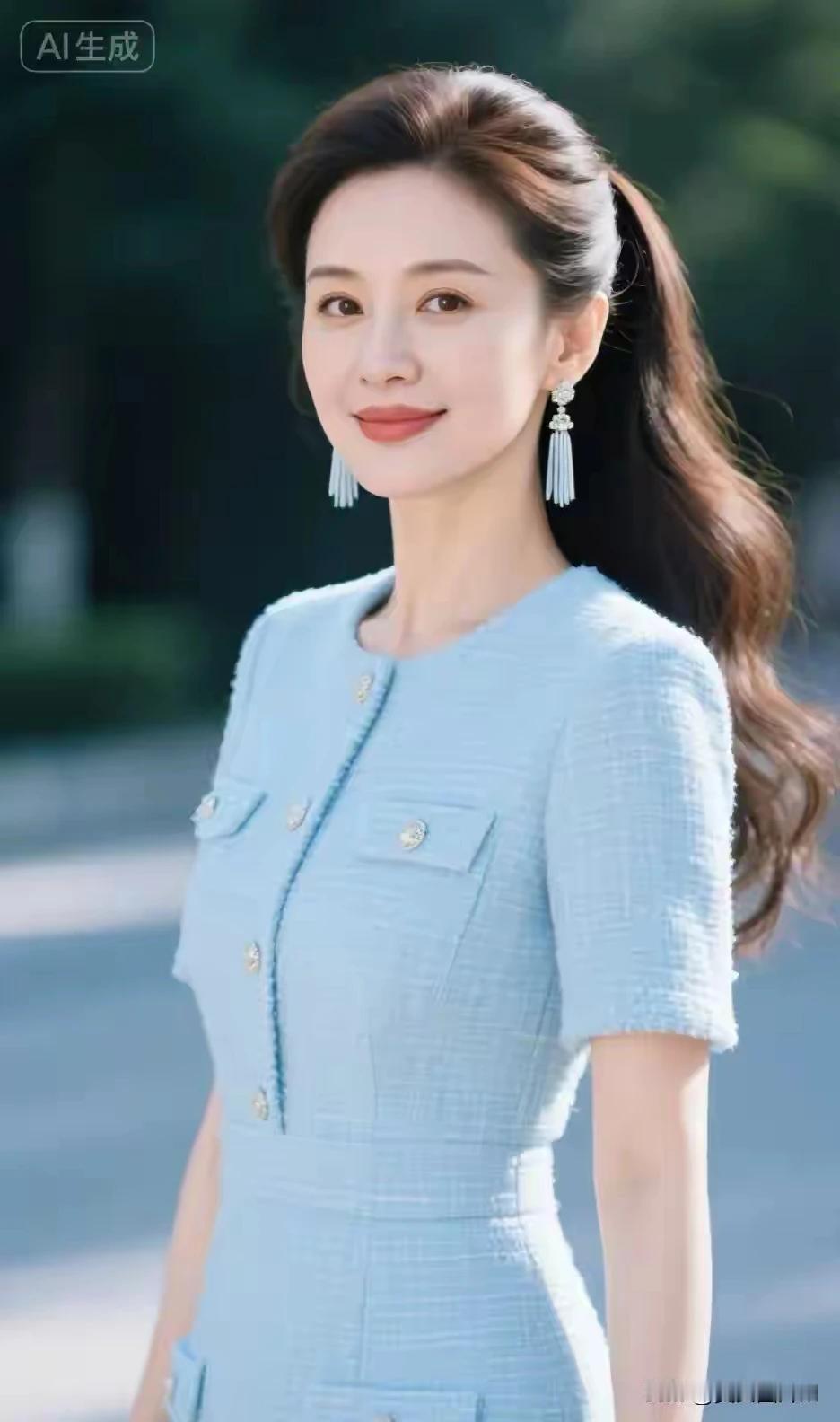 职业女性，事业兴隆。
职场之花，尽显风采。
现代美女，千娇百媚。
艳姿妩媚，成熟