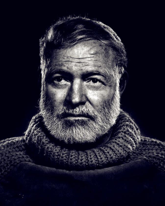 如果海明威的妻子玛丽·维尔许·海明威温柔且有耐心，海明威不会自杀。

明威身患E