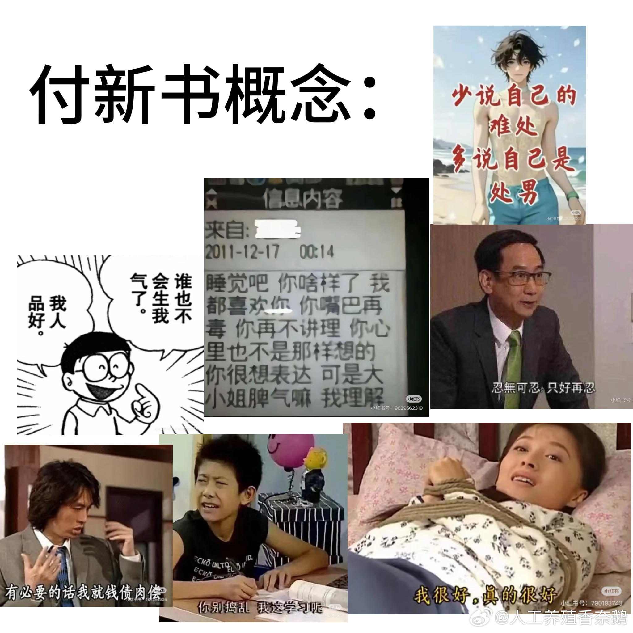 付新书概念，受概念 