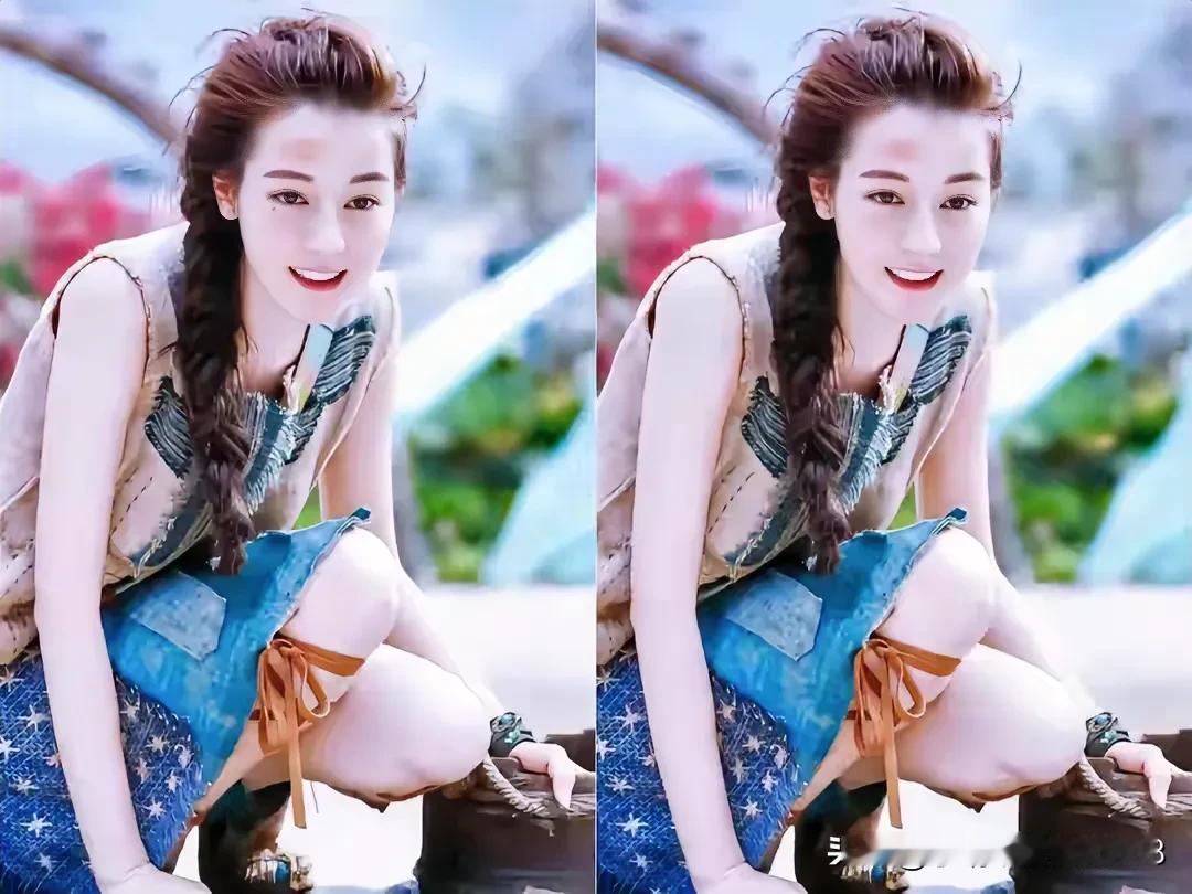 清新甜美，时尚优雅
明星考眼力 细心的你能找出几处不同[灵光一闪]