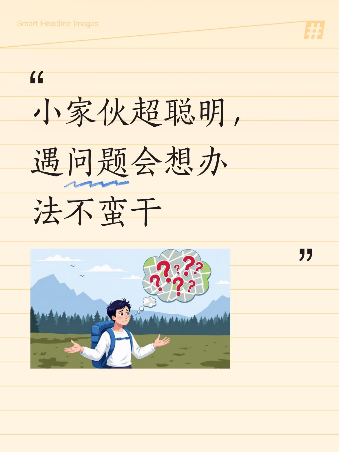 这个小家伙真是好聪明哦！面对脱裤子问题，懂得动脑筋想办法，而不是一味蛮干，太赞啦