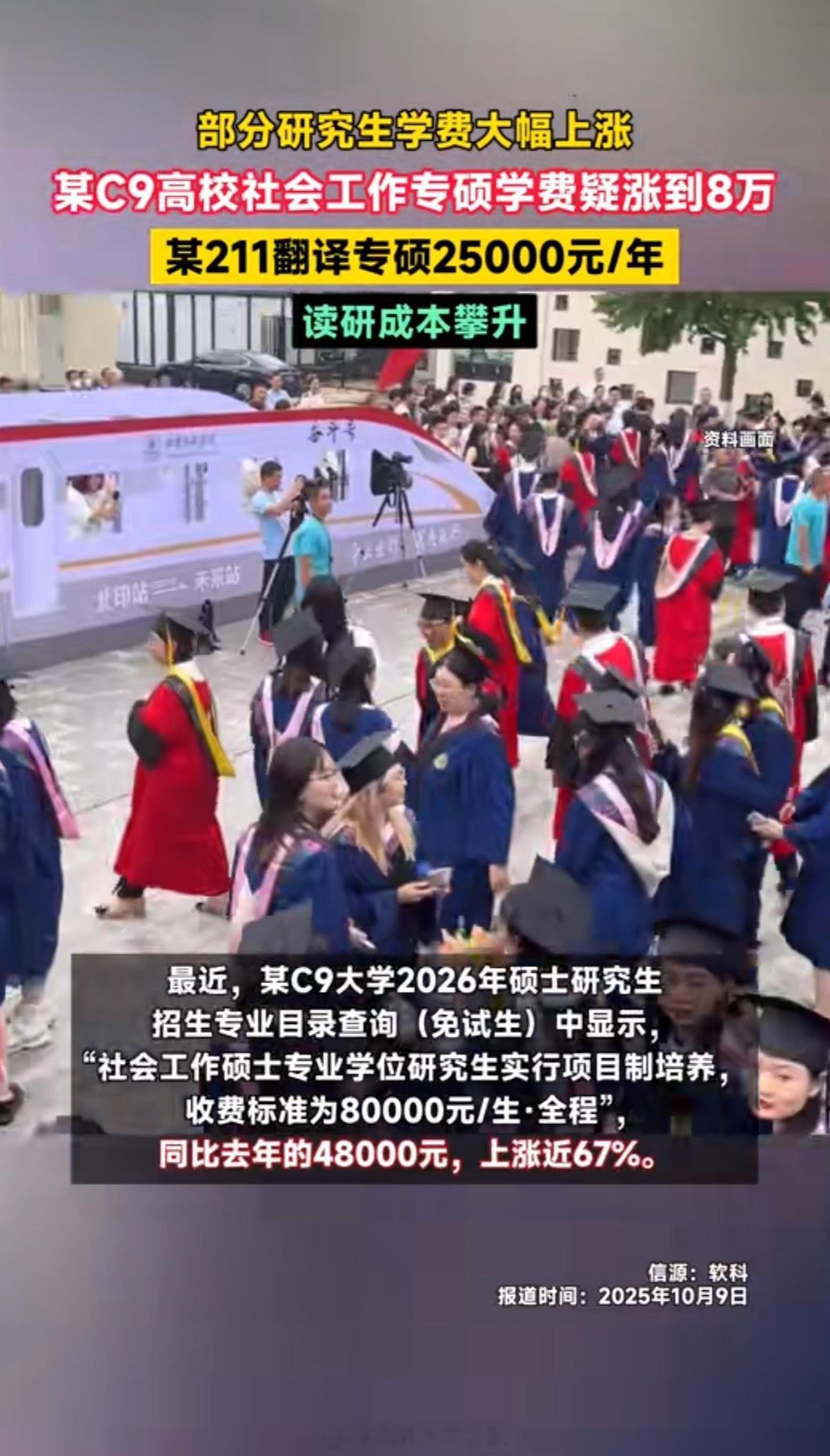 研究生学费暴涨你还会选择读研吗他们涨有理由，那我们的工资也想涨，生活成本也高了，