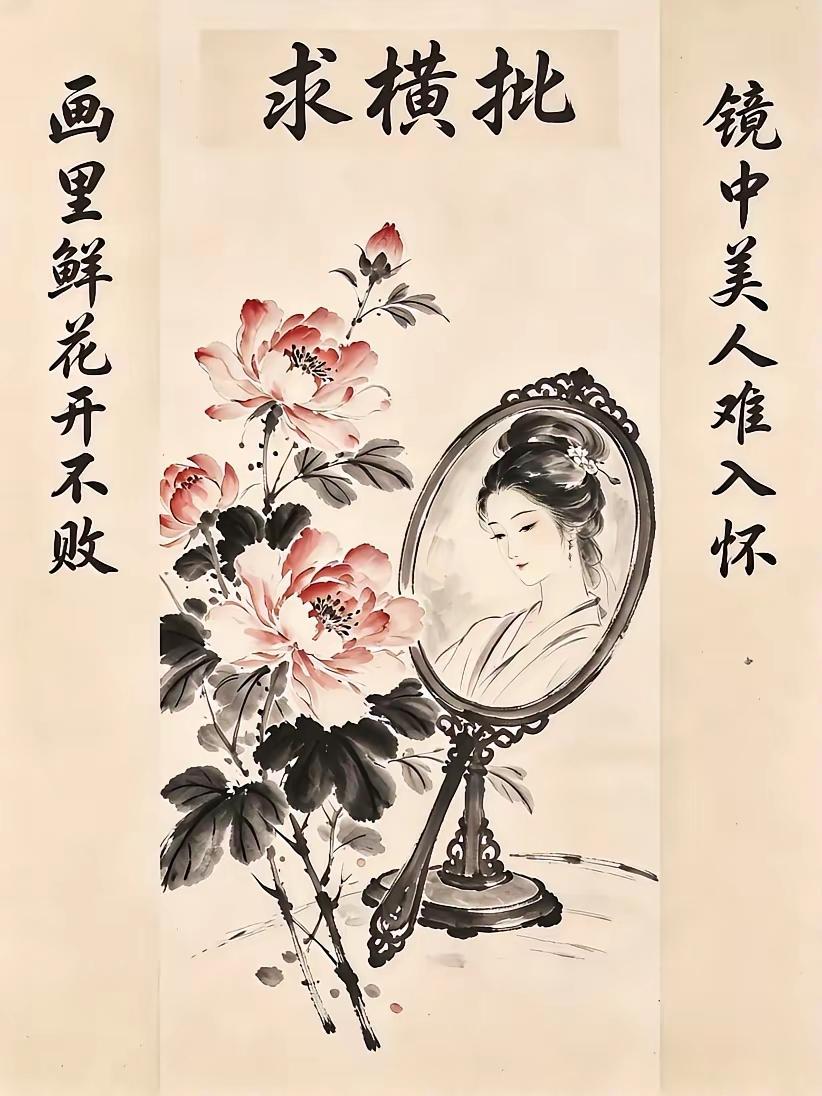这幅画已收藏了6年多，画上的对联难倒了我，今天拿出来，让各位高手帮琢磨一下横批应