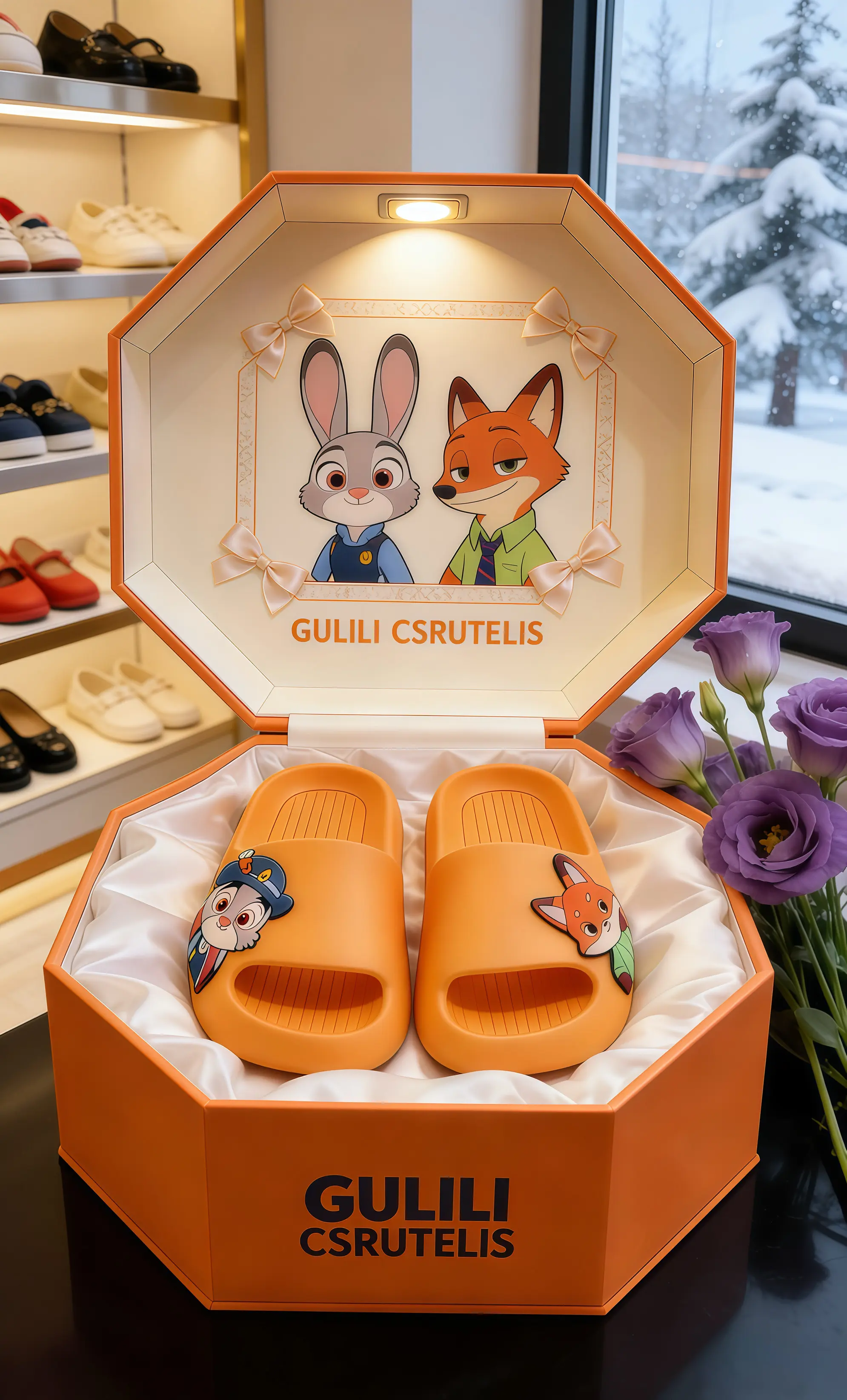 卡通拖鞋 洗澡拖鞋 儿童拖鞋亲子拖鞋  朱迪尼克