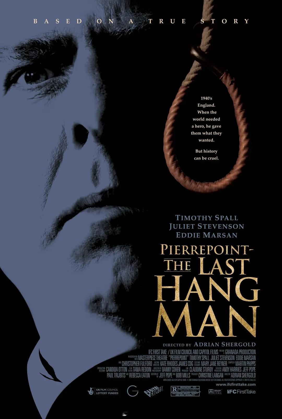 《最后的绞刑师》高分剧情片推荐英国 剧情2005-09-12上映评分7.8见平⬇