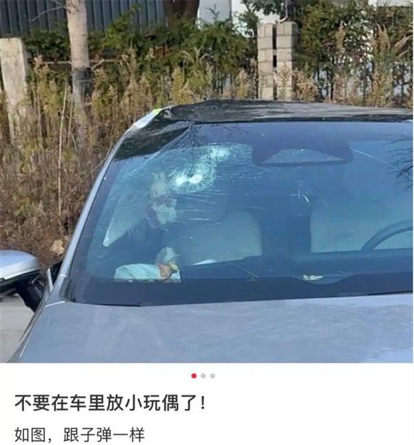 最近“别在车里放小玩偶”上热搜了！有网友说朋友车里的玩偶，万一出事会像子弹一样伤