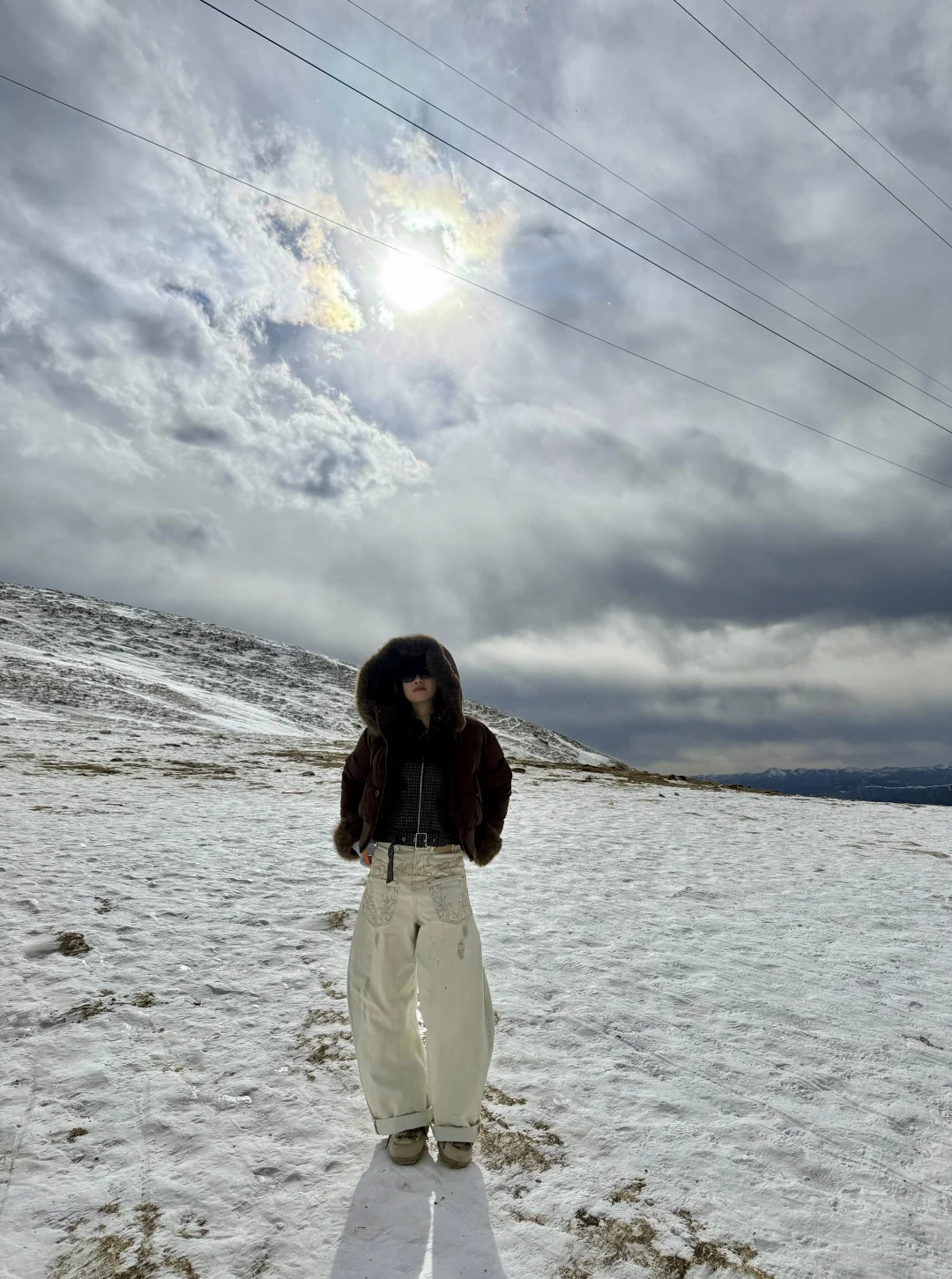 雪宝顶包场！🏔️打开live听听风声