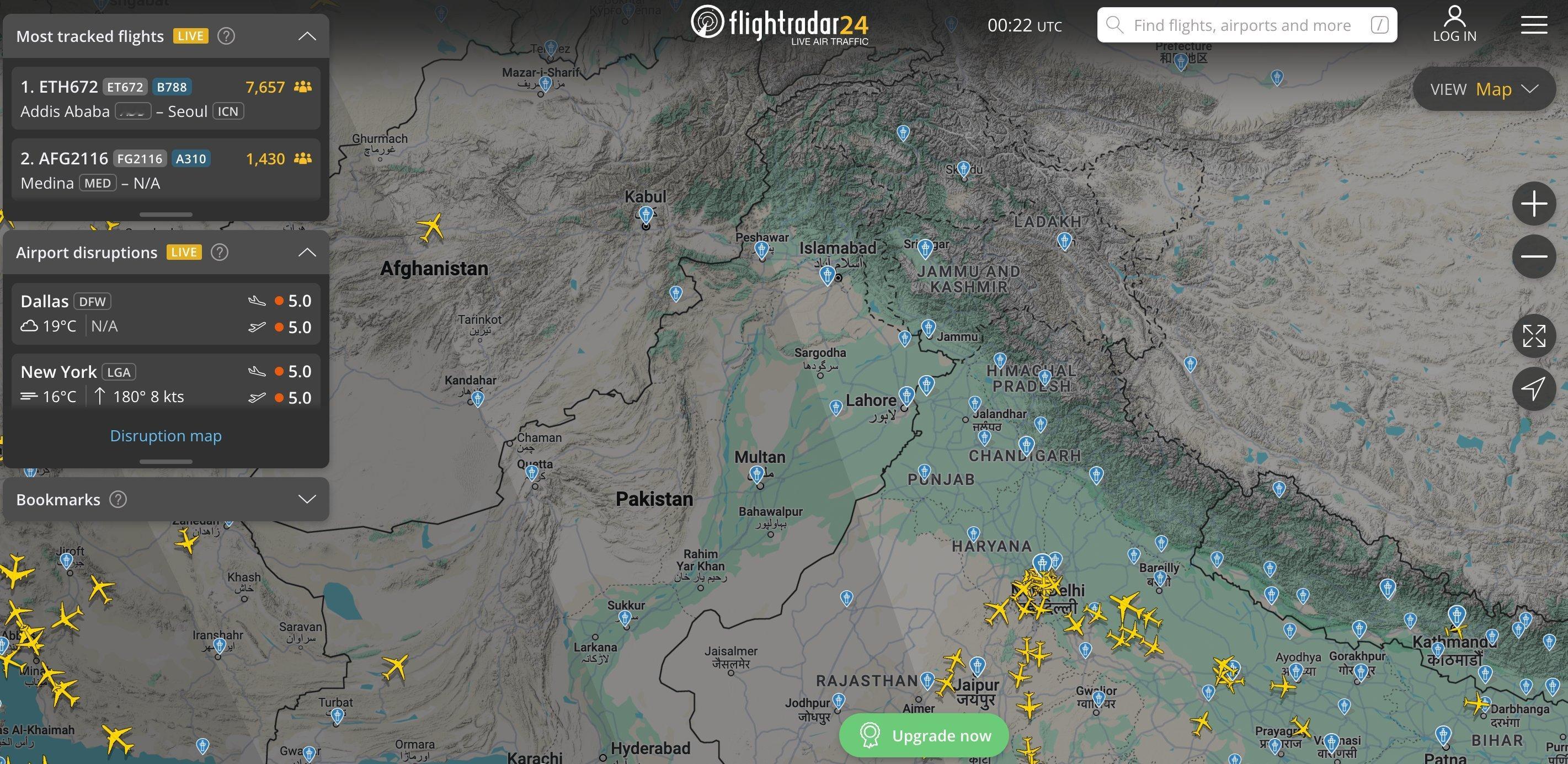 幂谈天下[超话]巴基斯坦称遭印度导弹袭击印巴冲突 根据 Flightradar2