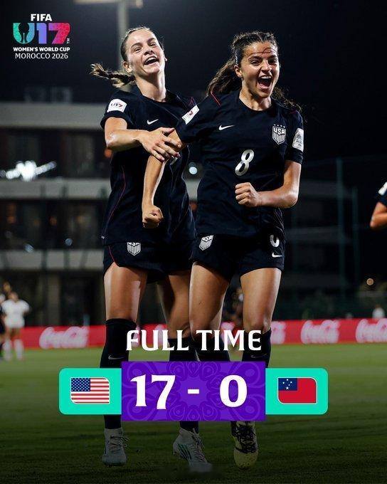 2026摩洛哥国际足联17岁以下女子世界杯小组赛第一轮E组 肯尼亚0-3中国；美