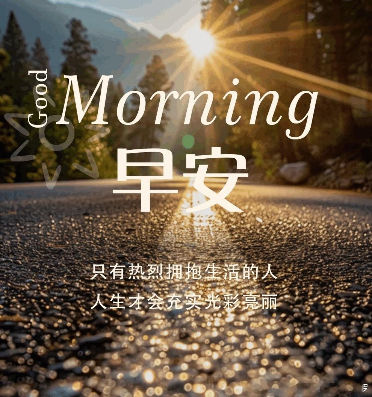 这世上没有平白无故的成功，也没有一帆风顺的坦荡。早安，把每一天都过的充实快乐黄金